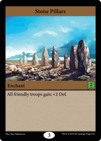 Earth Spell Stone Pillars