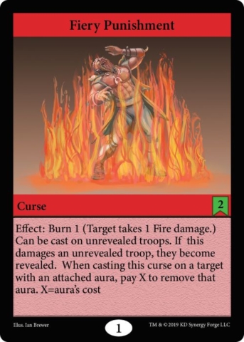 Fire Spell Fiery Punishment