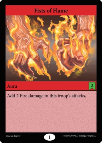 Fire Spell Fists of Flame