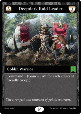 Goblin Troop Evil Deepdark Raid Leader