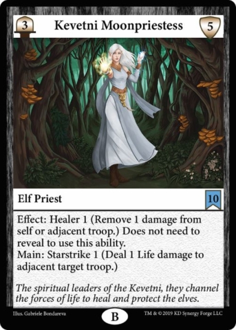 Elf Troop Good Kevetni Moonpriestess