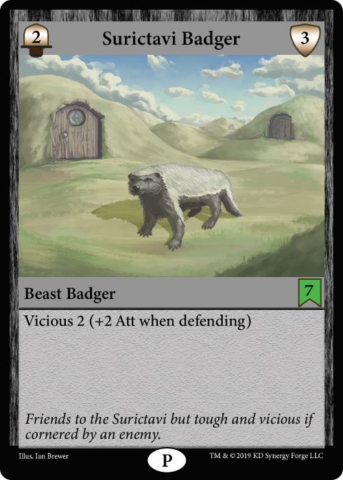 Beast Troop Neutral Surictavi Badger