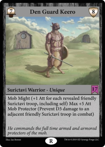 Surictavi Meerkat Troop Neutral Den Guard Keero