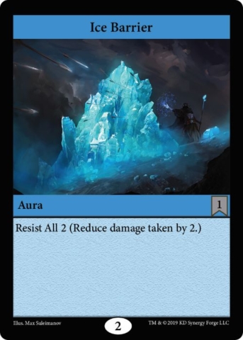 Water Spell Ice Barrier