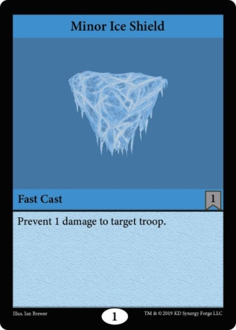 Water Spell Minor Ice Shield